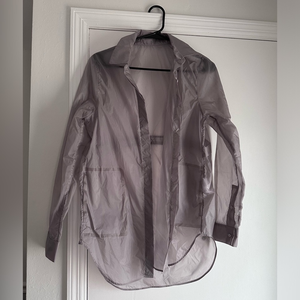 Women’s Lululemon See Through Button Down